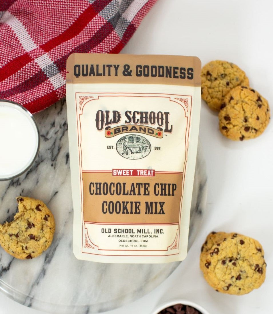 Old School Brand Chocolate Chip Cookie Mix pouch