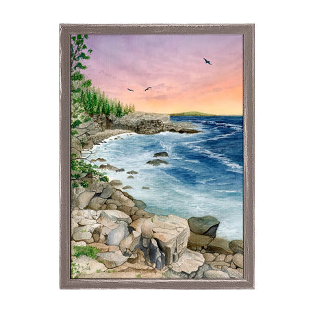 Mini Framed Wood & Canvas Box Art Prints