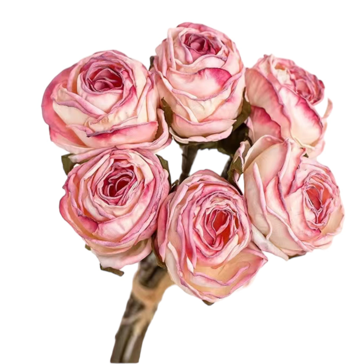 Vintage-Inspired Faux Dried Rose Bouquets