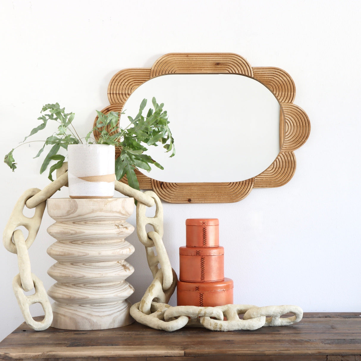 Handmade Paper Mache Chain