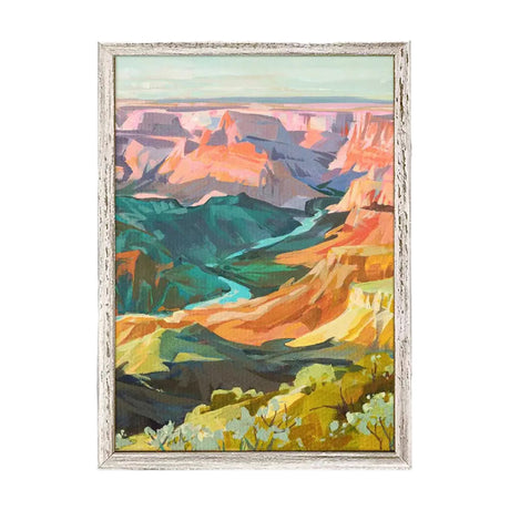 Mini Framed Wood & Canvas Box Art Prints