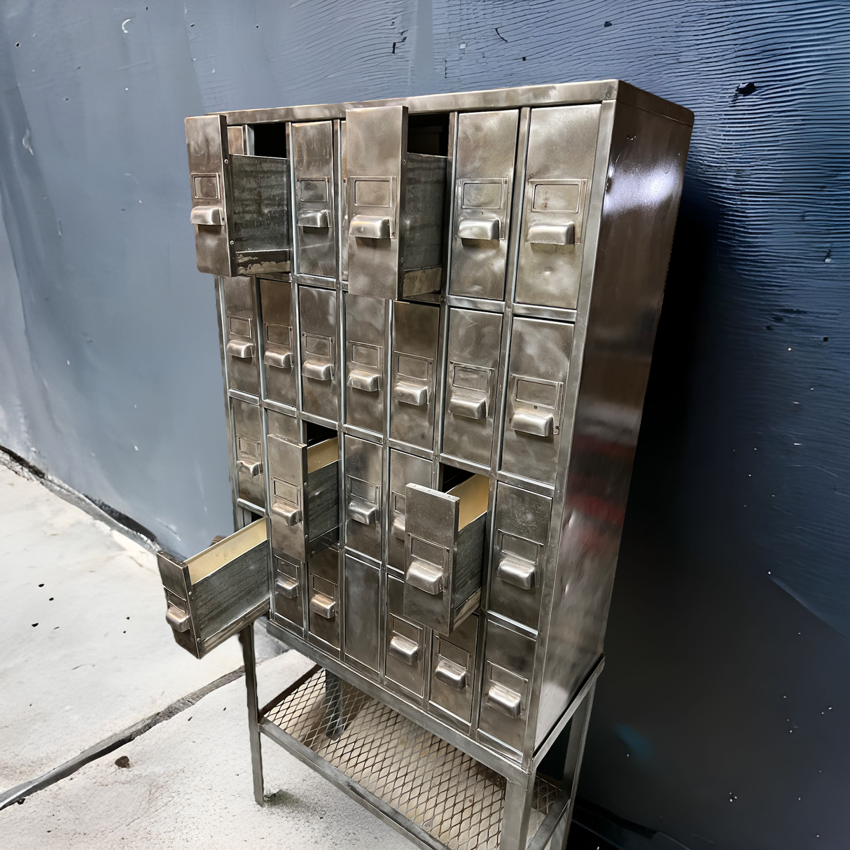 Vintage Industrial Sorting Cabinet