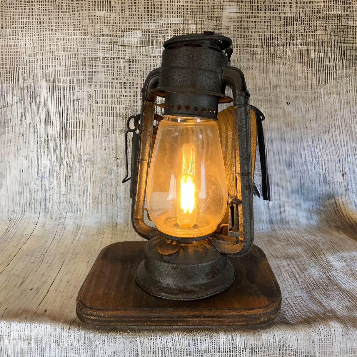 Handmade Edison Bulb Barn Lantern