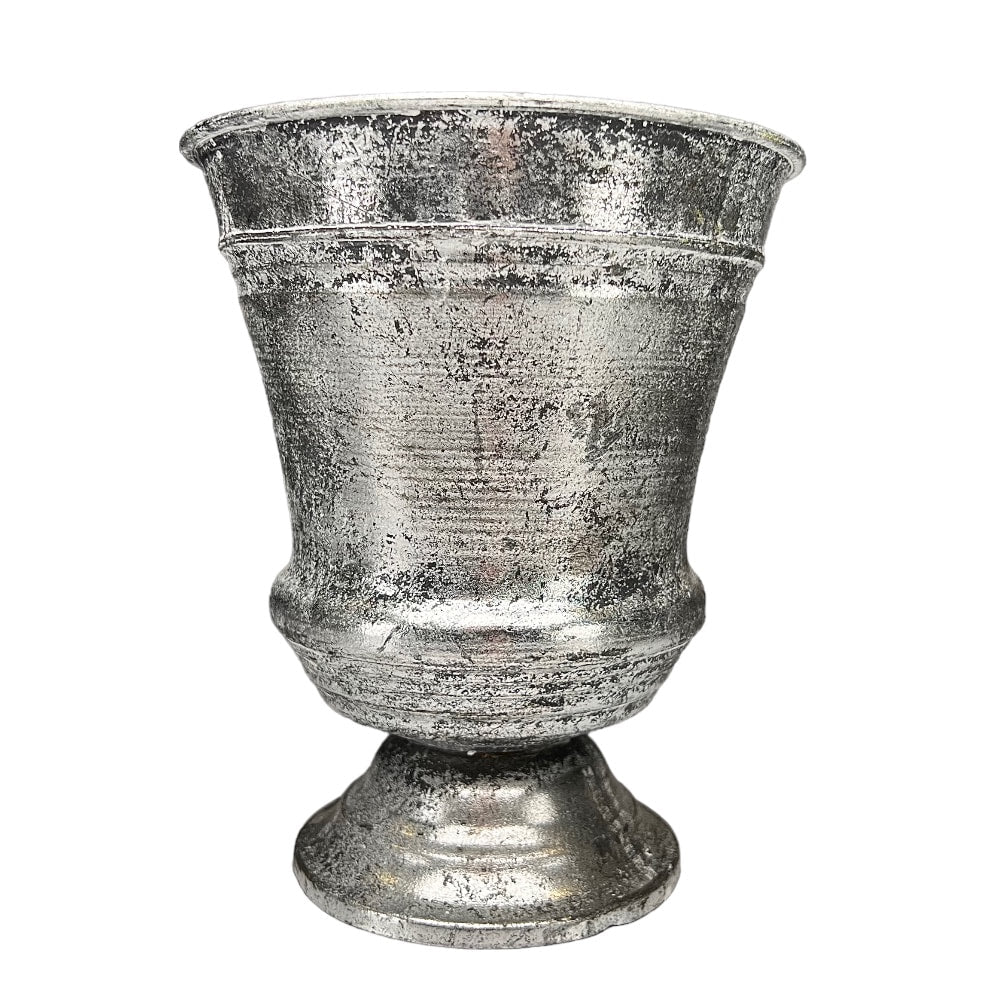 Distressed Metal Urns