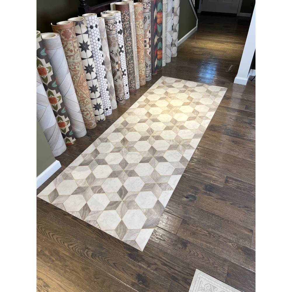 Artisanry Illuminated Starlight Vinyl Rug