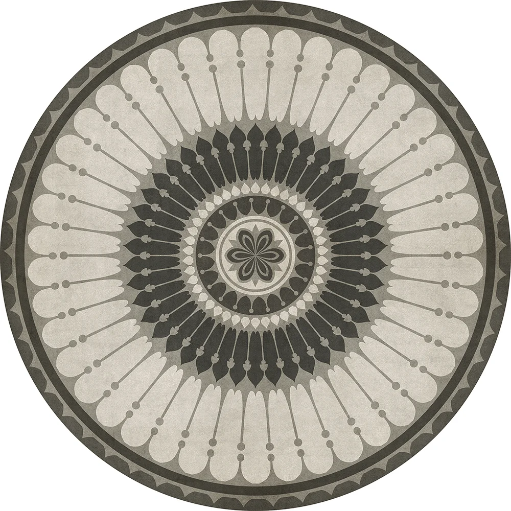Pattern 83 Pirouette Circular Vinyl Rug