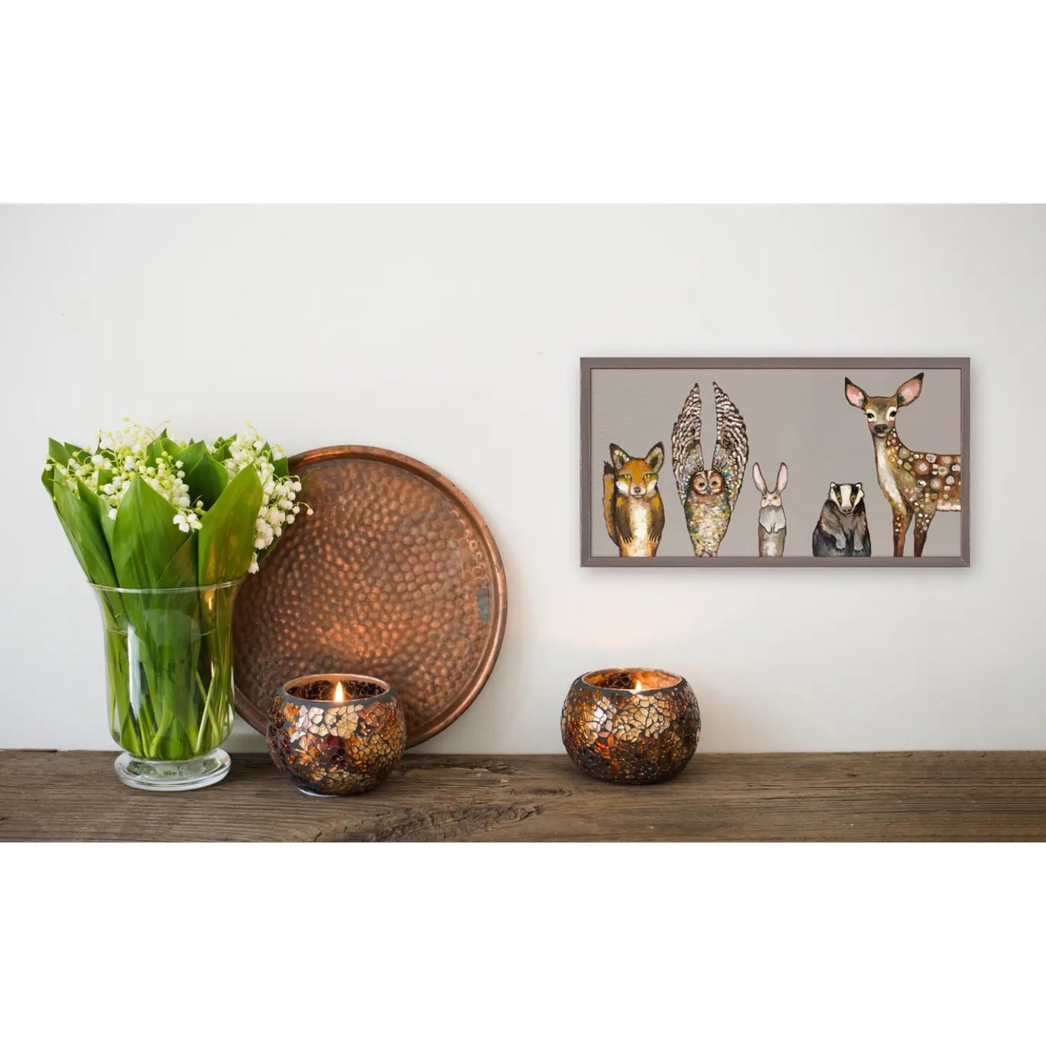 Mini Framed Wood & Canvas Box Art Prints
