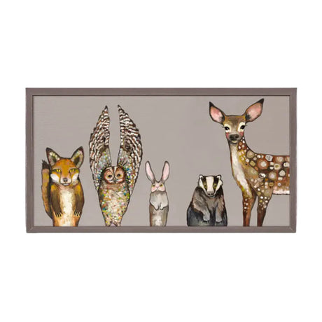 Mini Framed Wood & Canvas Box Art Prints