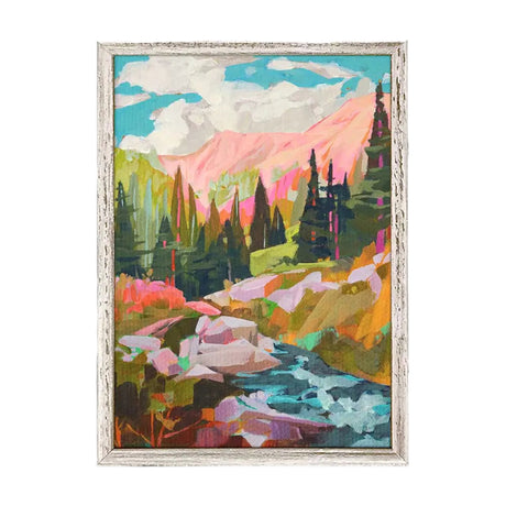 Mini Framed Wood & Canvas Box Art Prints