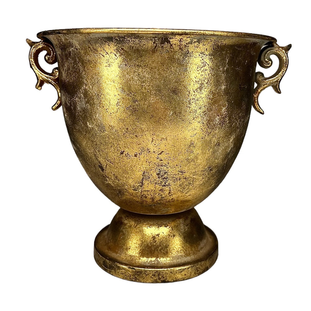 Distressed Metal Urns