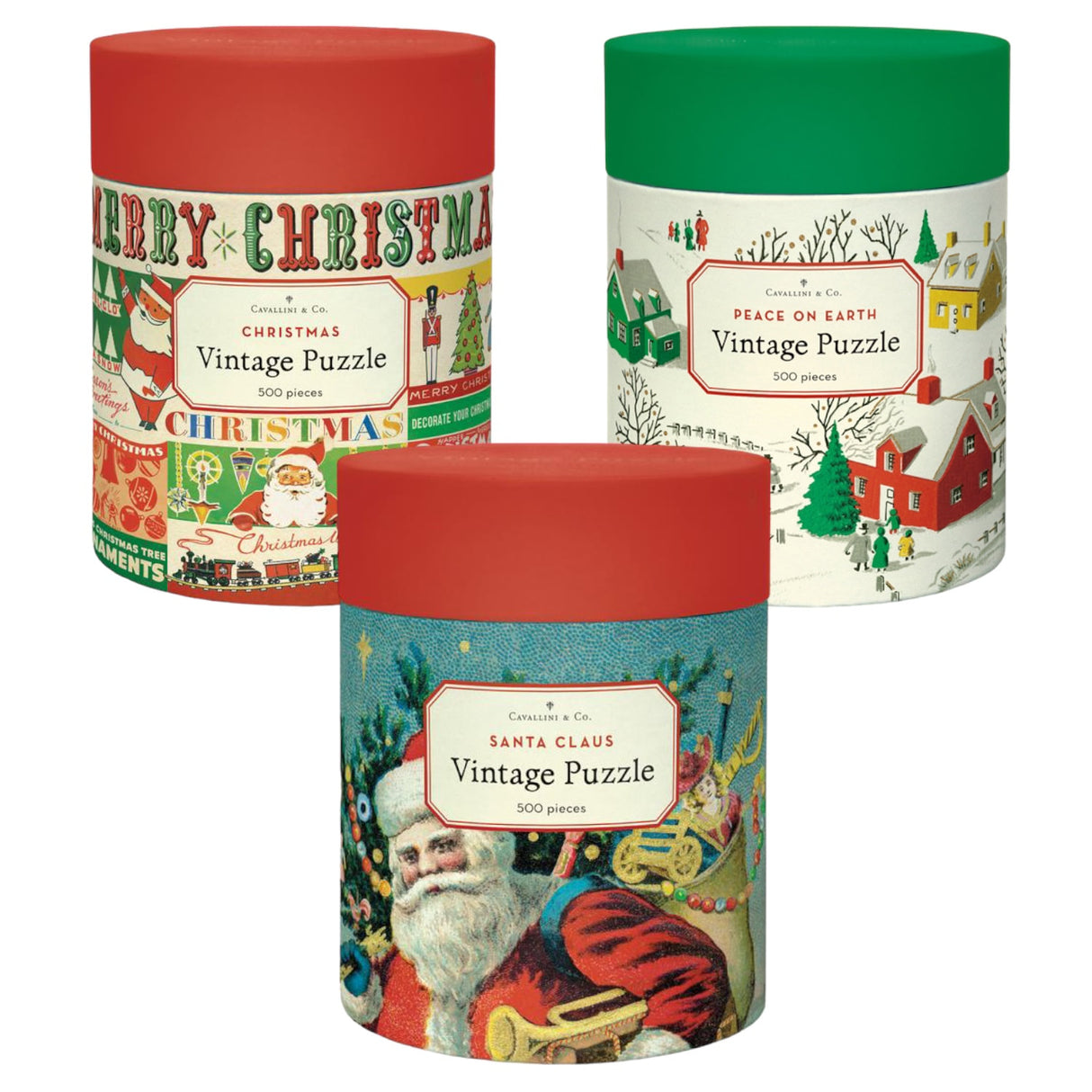 Vintage-Inspired Christmas Puzzles