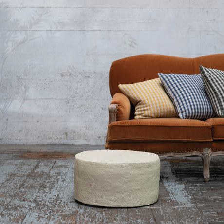 Handmade Paper Mache Stool Table