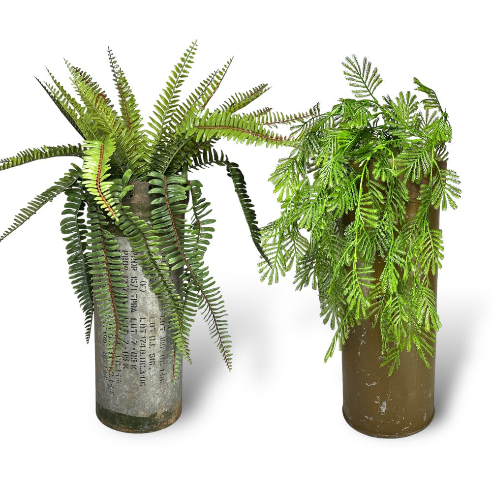 Vintage Reclaimed Ammunition Canisters