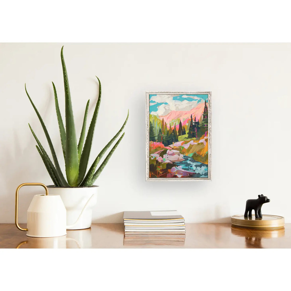 Mini Framed Wood & Canvas Box Art Prints