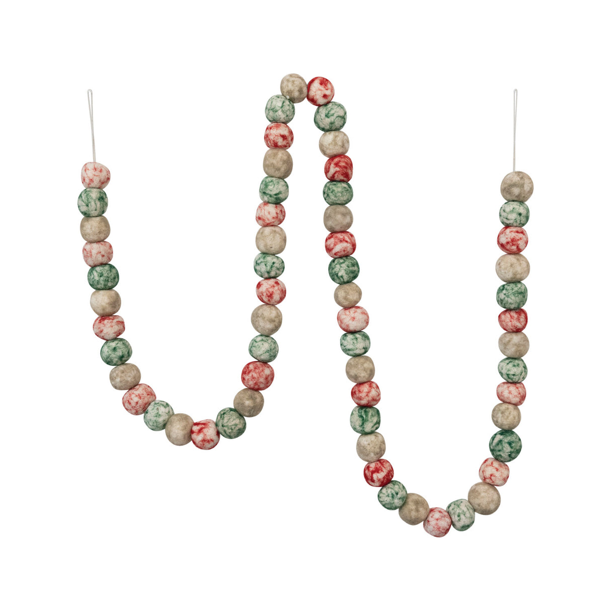 Wool Felt Ball Garland