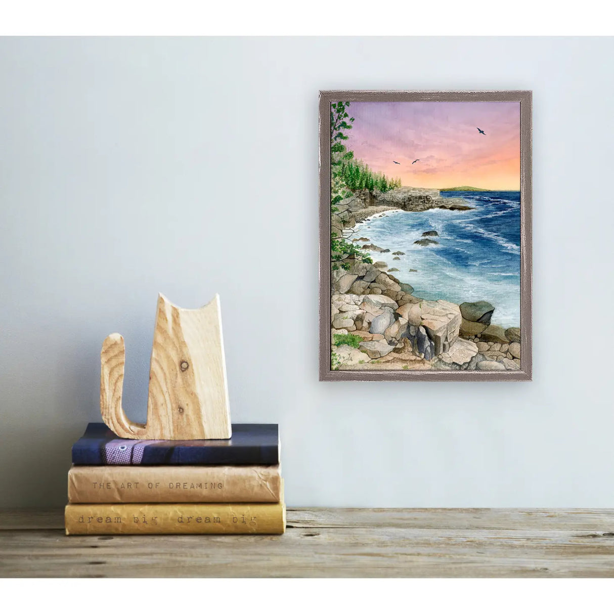 Mini Framed Wood & Canvas Box Art Prints