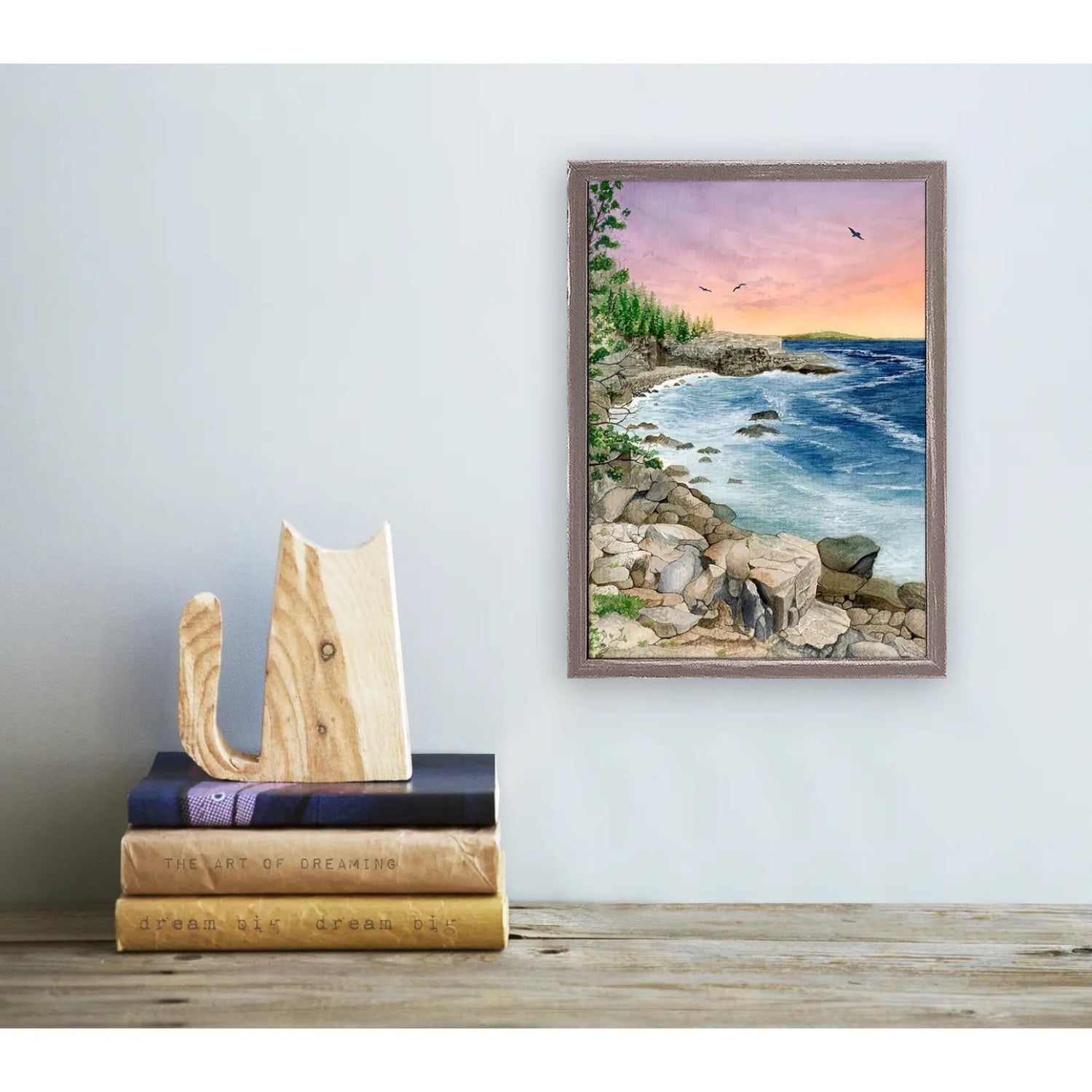 Mini Framed Wood & Canvas Box Art Prints