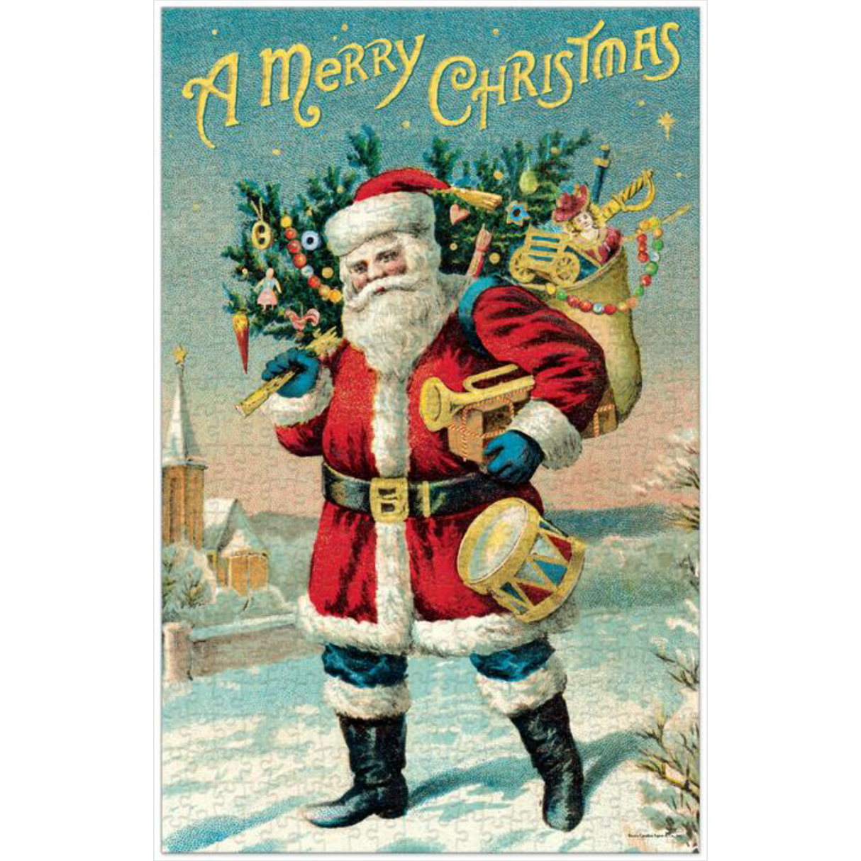 Vintage-Inspired Christmas Puzzles