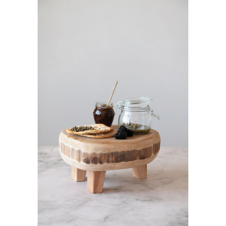 Mahogany Wood Pedestal
