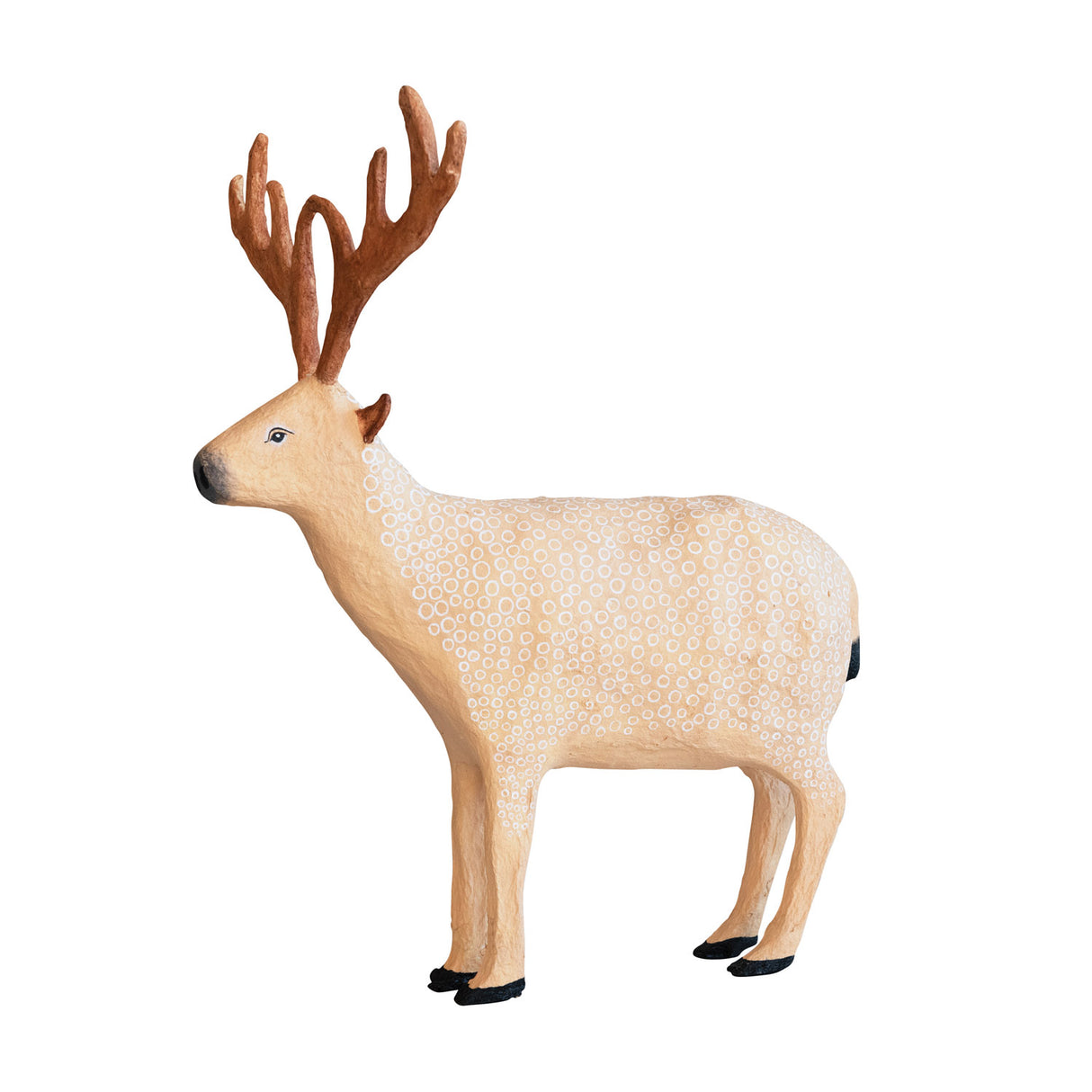 Handmade Paper Mache Reindeer