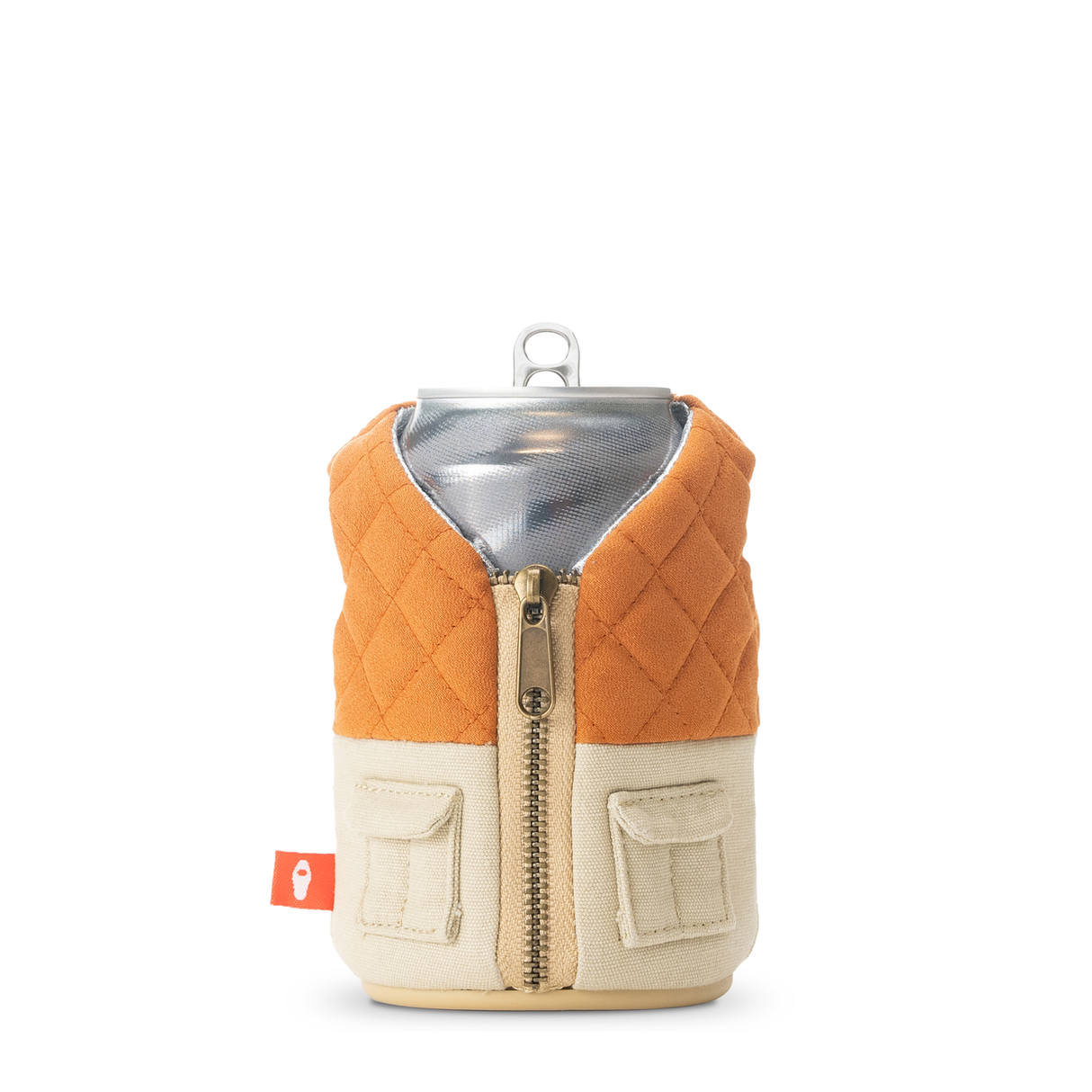Puffin Drinkwear Bird Dog Honey insulated hunting vest can cooler for standard 12 oz beverage cans.