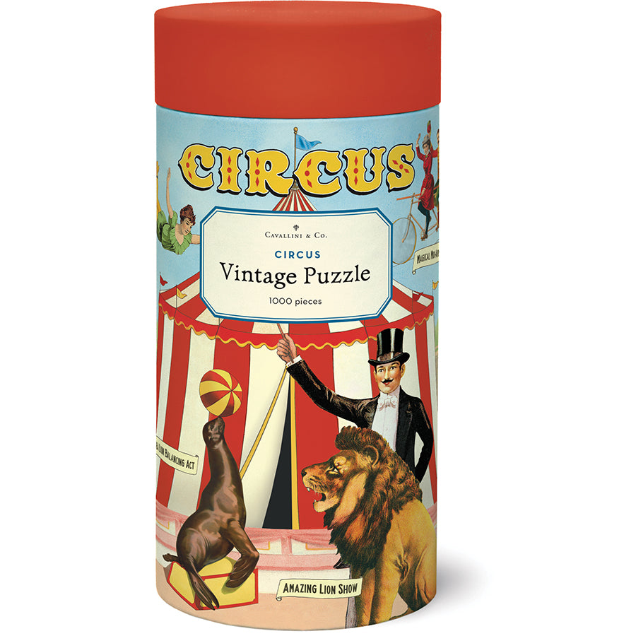 Vintage-Inspired Cavallini Puzzles