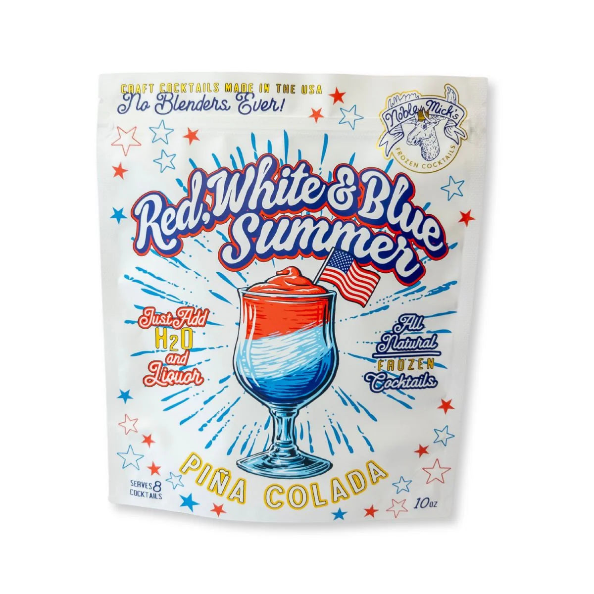 Red, White & Blue Frozen Cocktail Mix | Noble Mick's