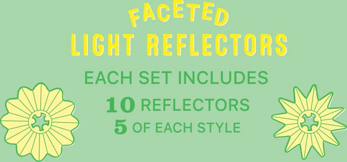 Tru-Tone Faceted Light Reflectors