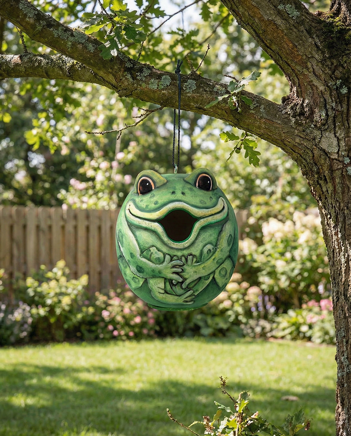 Frog Gord-O Wooden Birdhouse