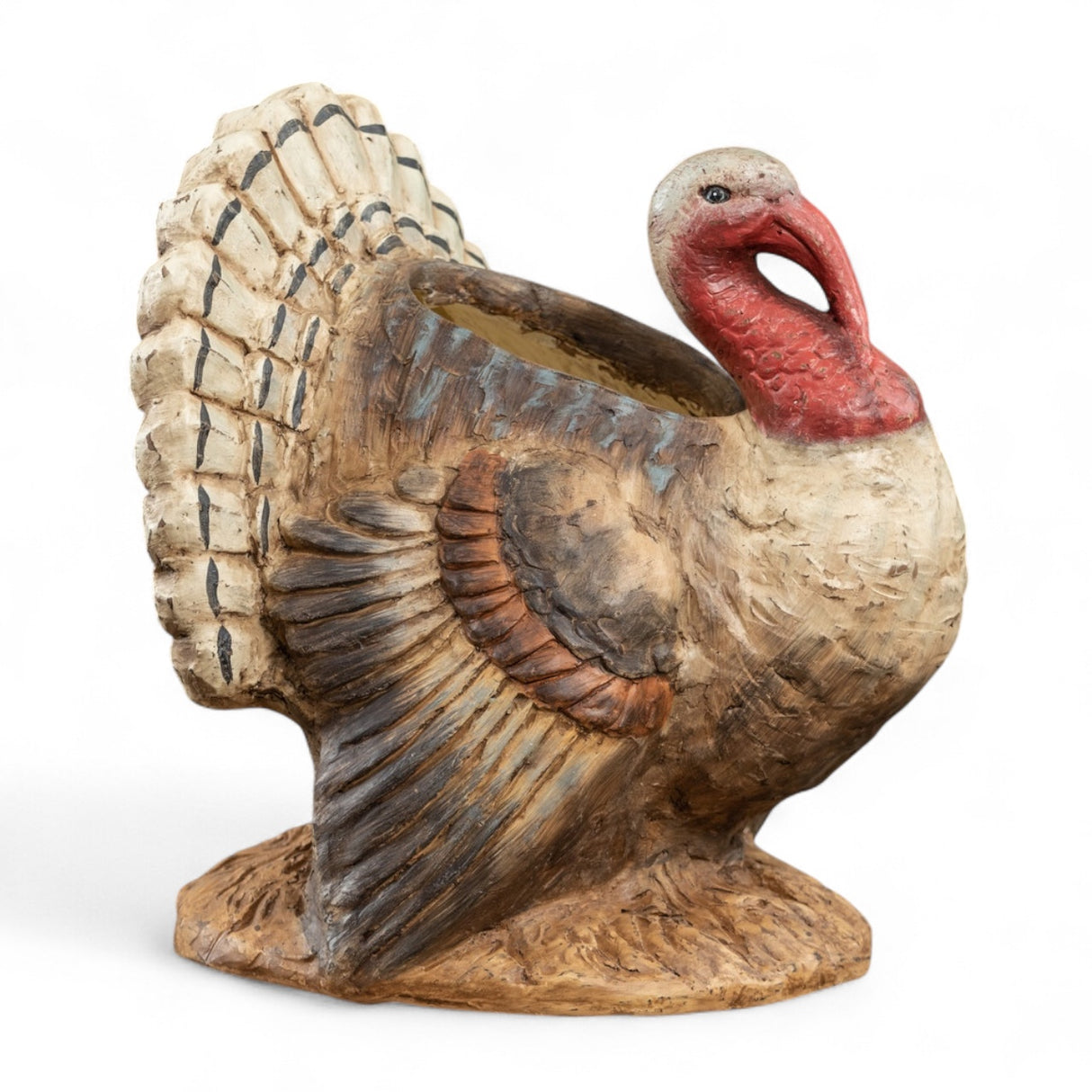 Decorative turkey shaped container