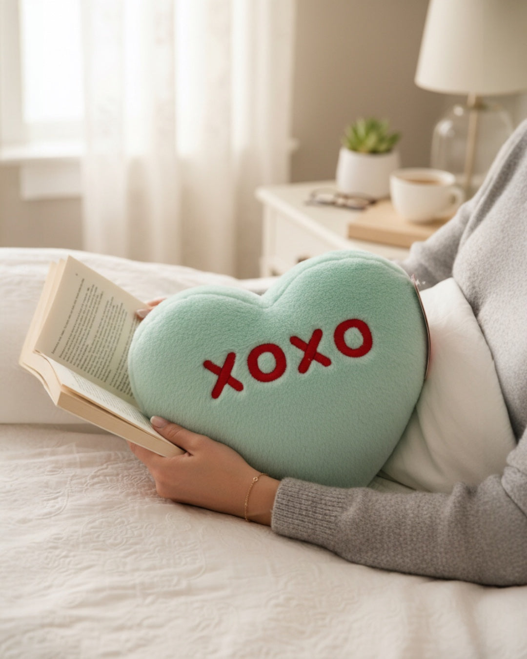 XOXO Green Sweethearts Warmies Plushie
