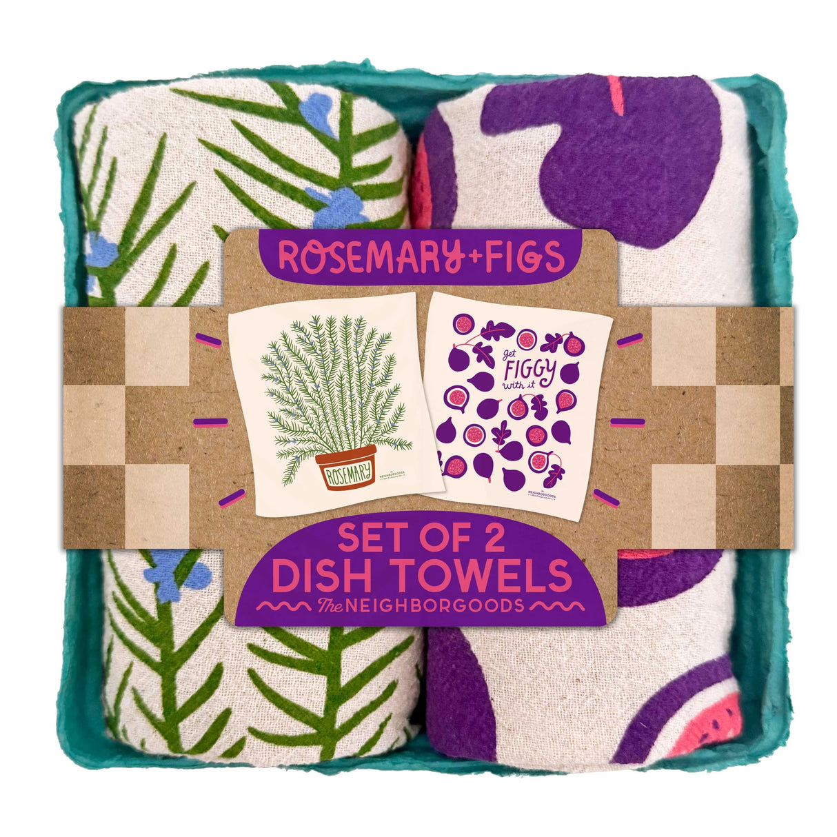Rosemary & Fig Dish Towel Set