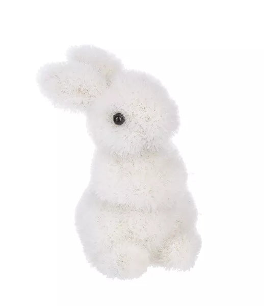 Fuzzy Bunny Rabbit Figurine