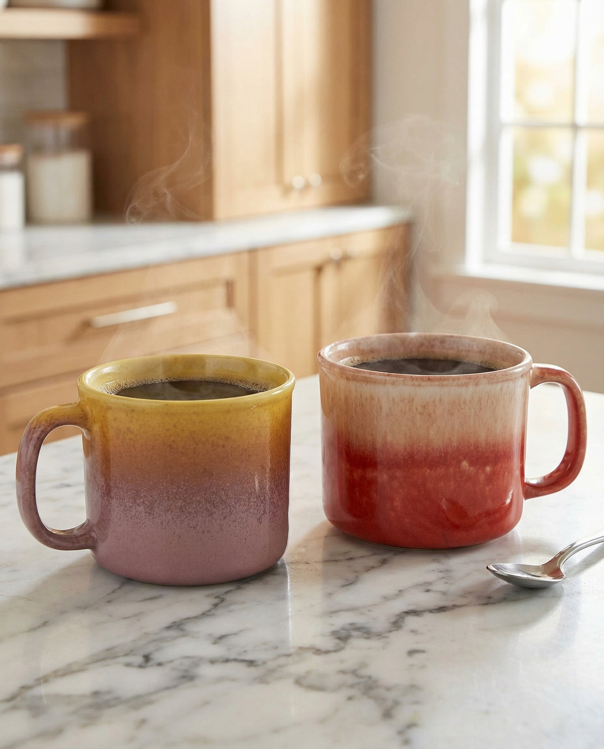 Reactive Glaze Ceramic Coffee Mug