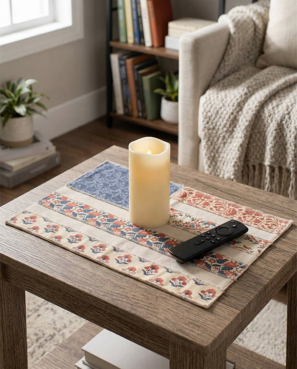 Patchwork American Flag Placemat