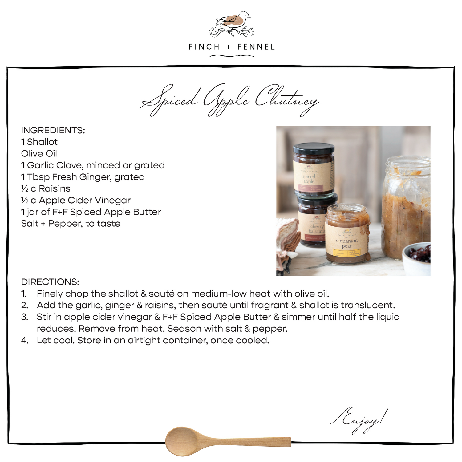 Spiced Apple Butter | Finch & Fennel
