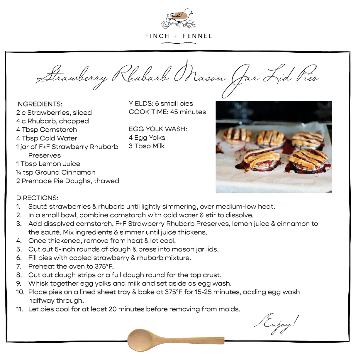 Strawberry Rhubarb Preserves | Finch & Fennel