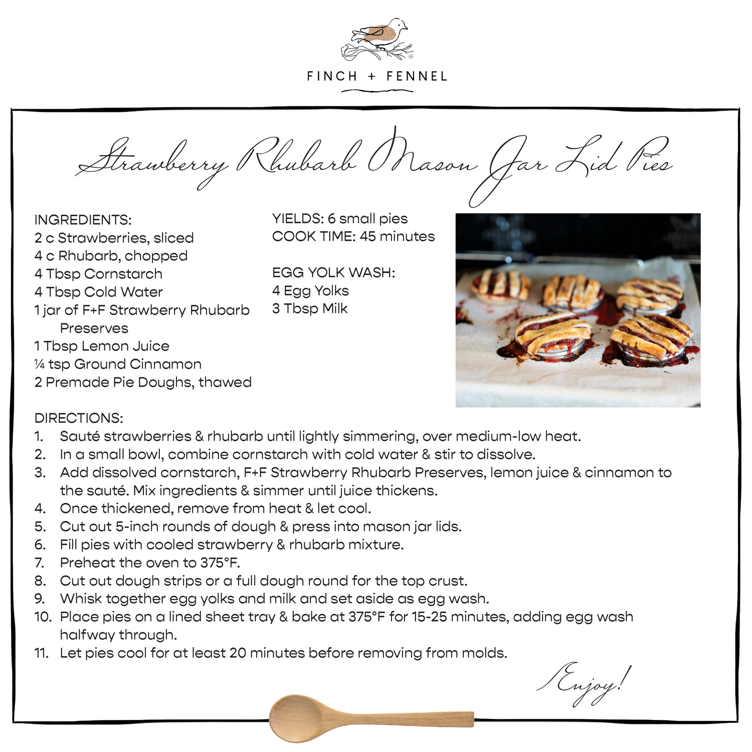 Strawberry Rhubarb Preserves | Finch & Fennel