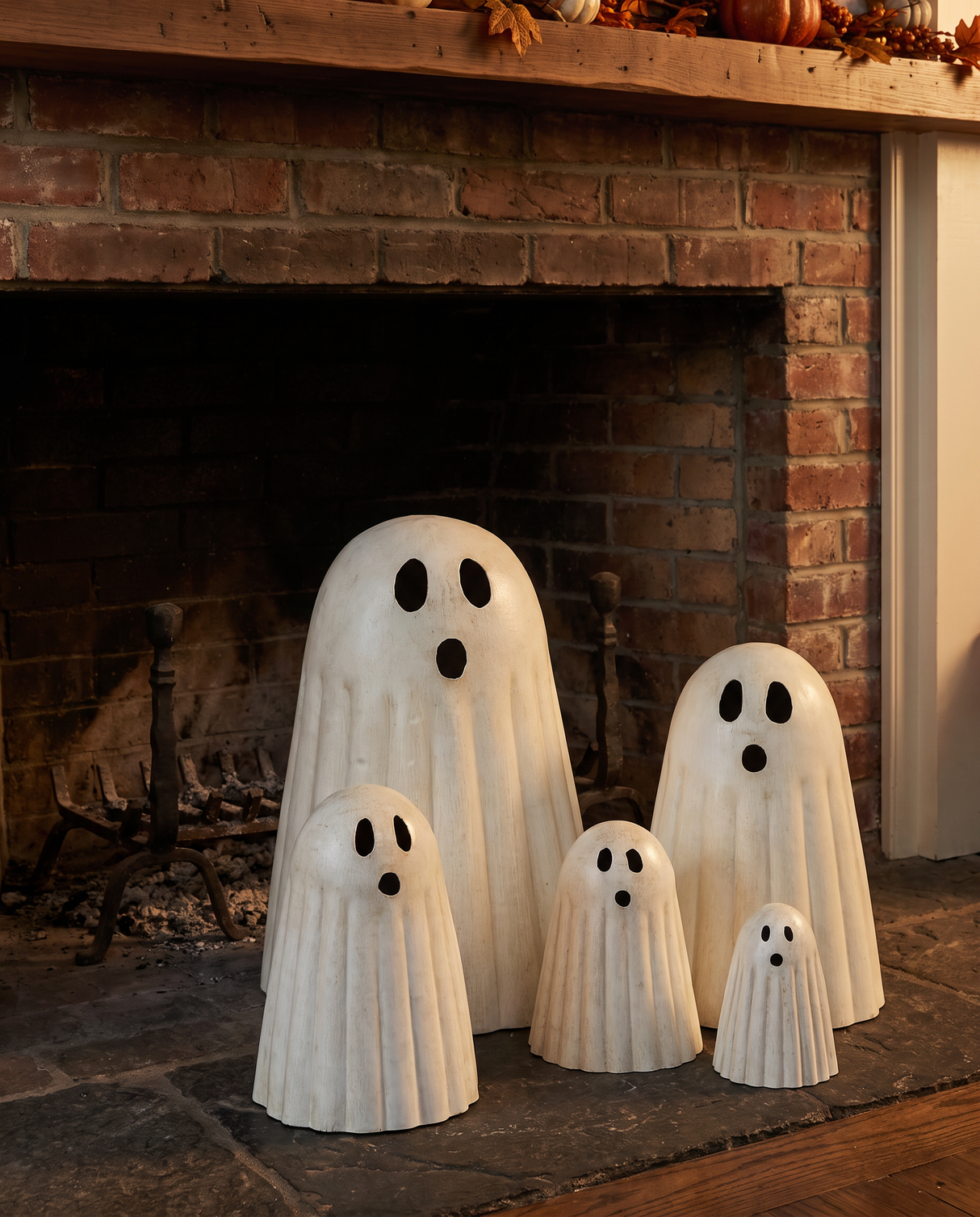 Nesting Metal Ghost Figure