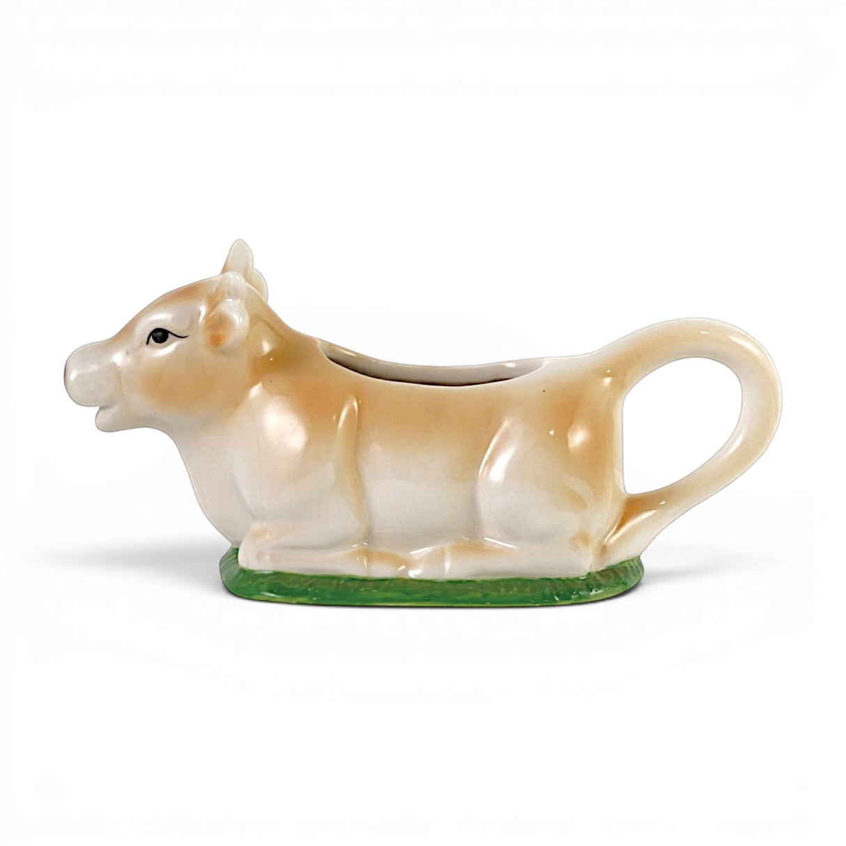 vintage reproduction cow creamer hand painted ceramic farmhouse kitchen decor