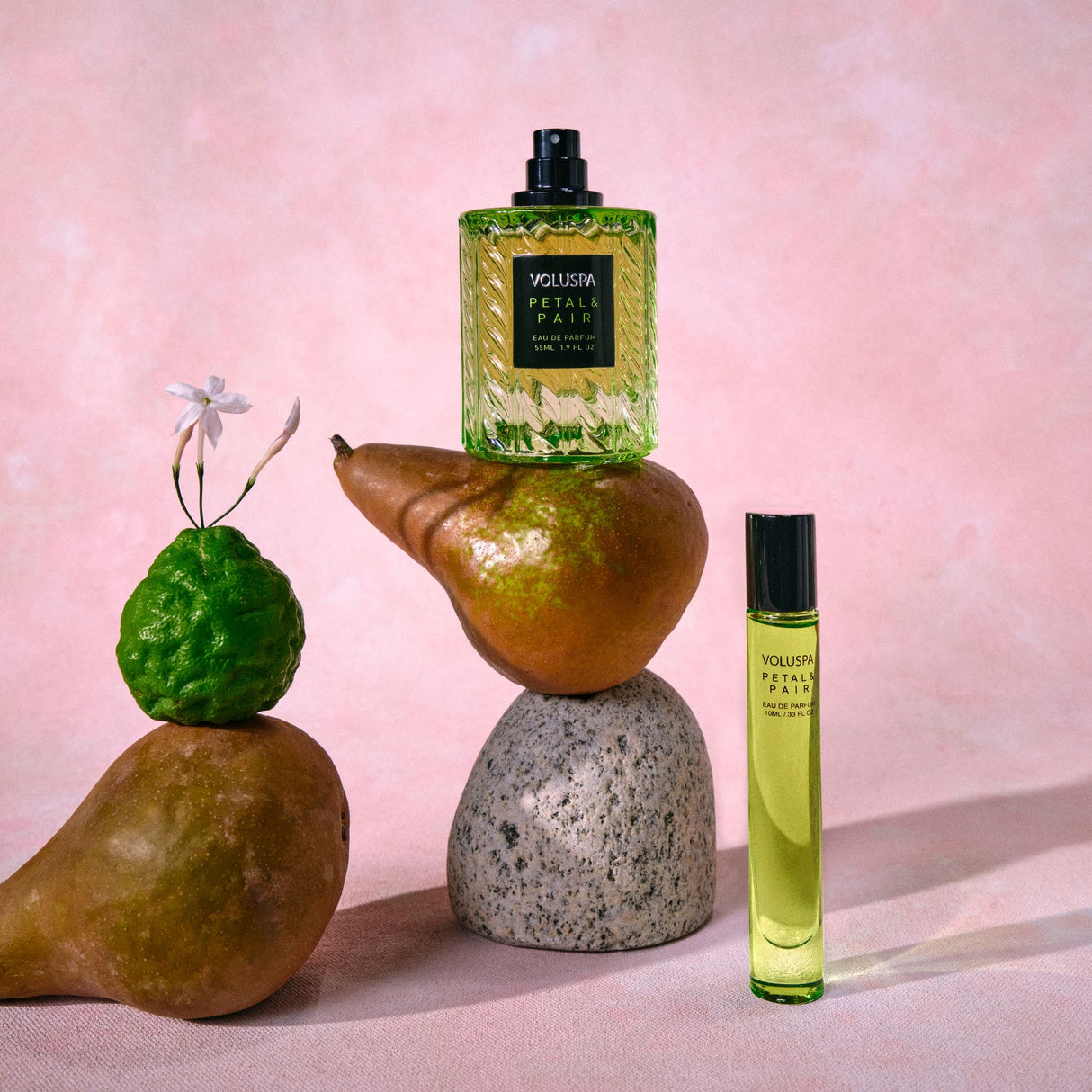 Petal & Pair warm floral perfume lifestyle image