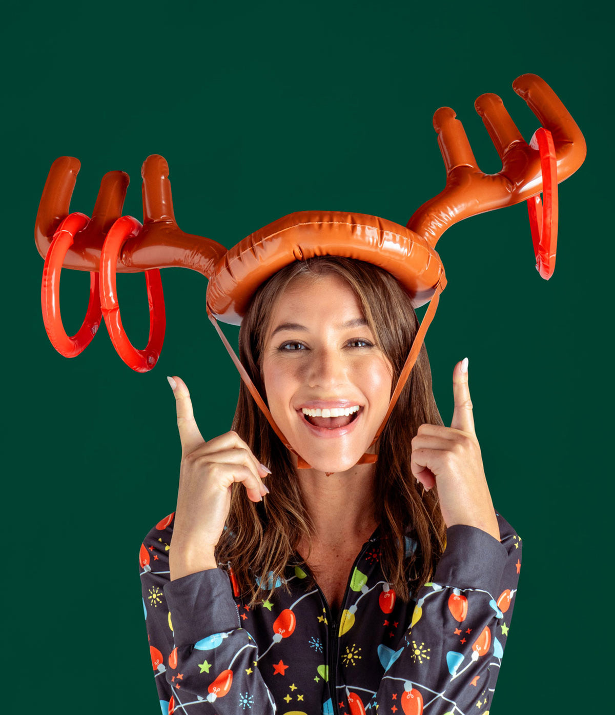 Antler Antics Inflatable Reindeer Ring Toss