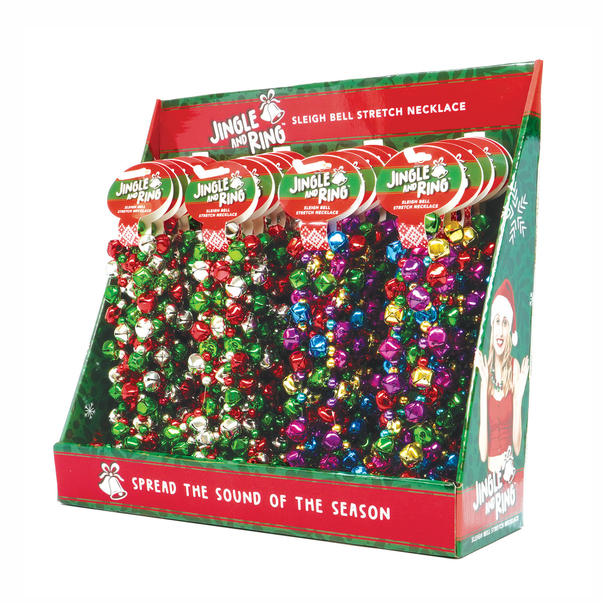 Jingle and Ring Sleigh Bell Christmas Necklace
