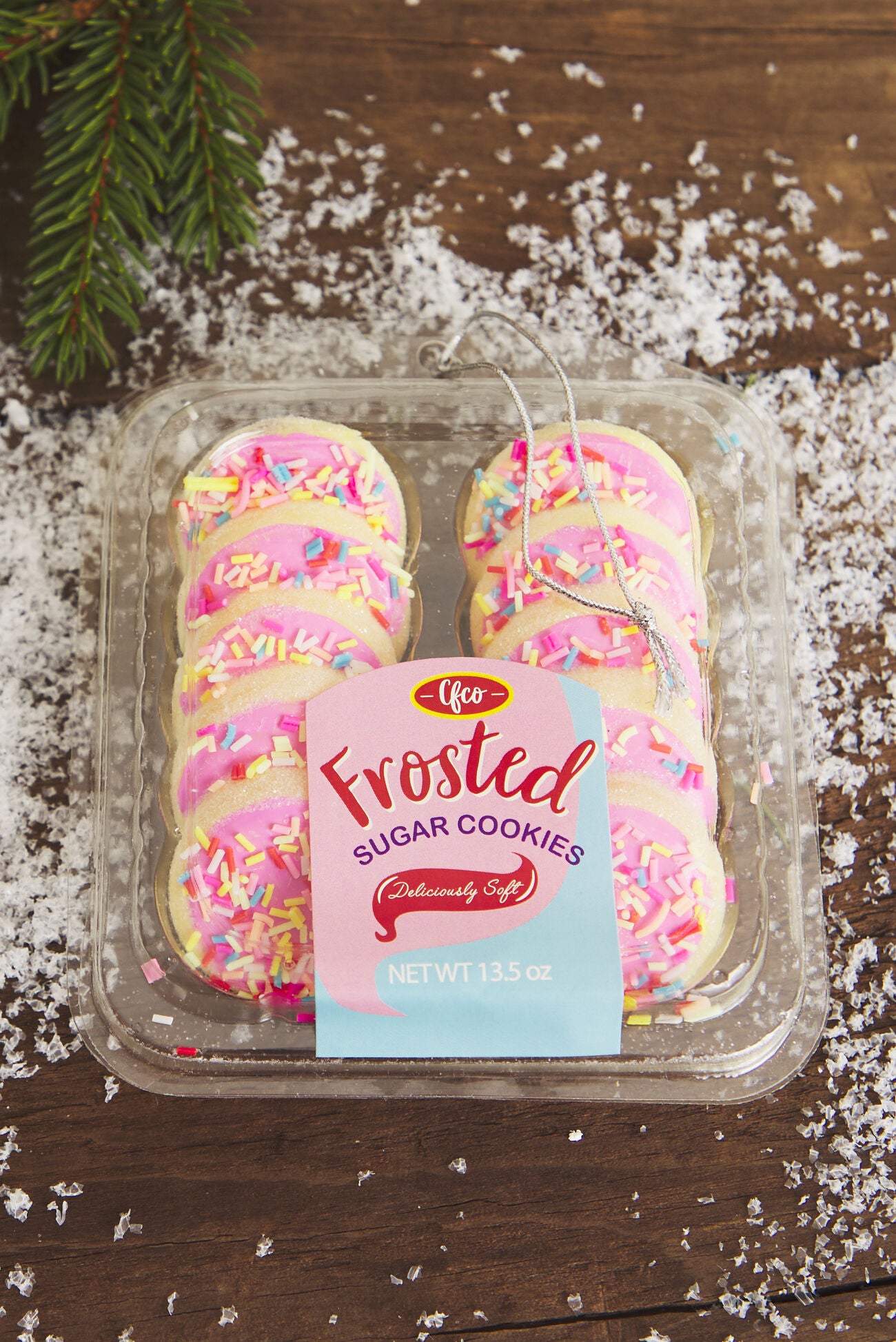 Rust and Cinder Frosted Sugar Cookies Ornament