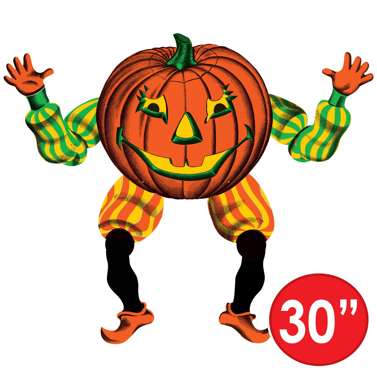 Beistle Retro Vintage Halloween Jointed Goblin Cardboard Cutout