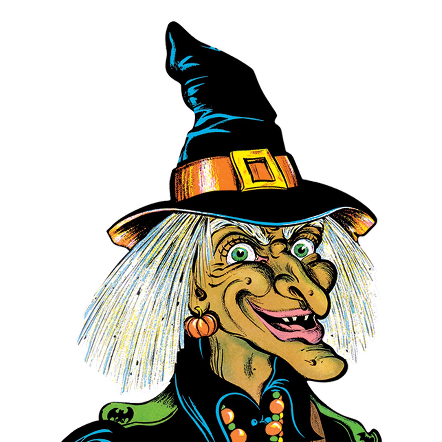 Beistle Retro Halloween Jointed Witch