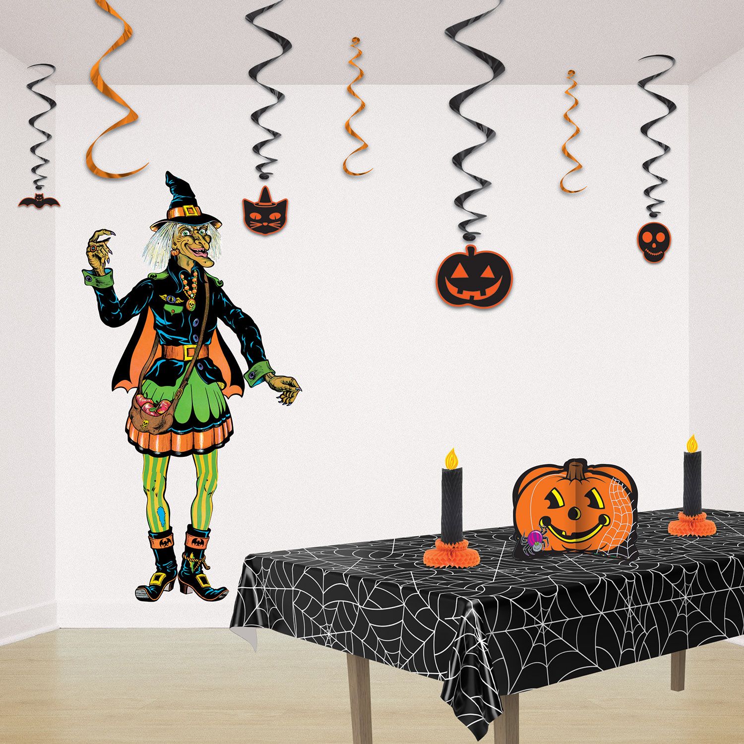 Beistle Retro Halloween Jointed Witch