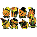 Beistle Retro Assorted Halloween Cutouts