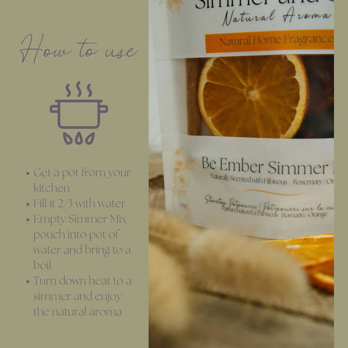 Be Ember Autumn Simmer Mix | Natural Stovetop Potpourri