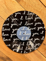 I Love You Vinyl Record Wall Art
